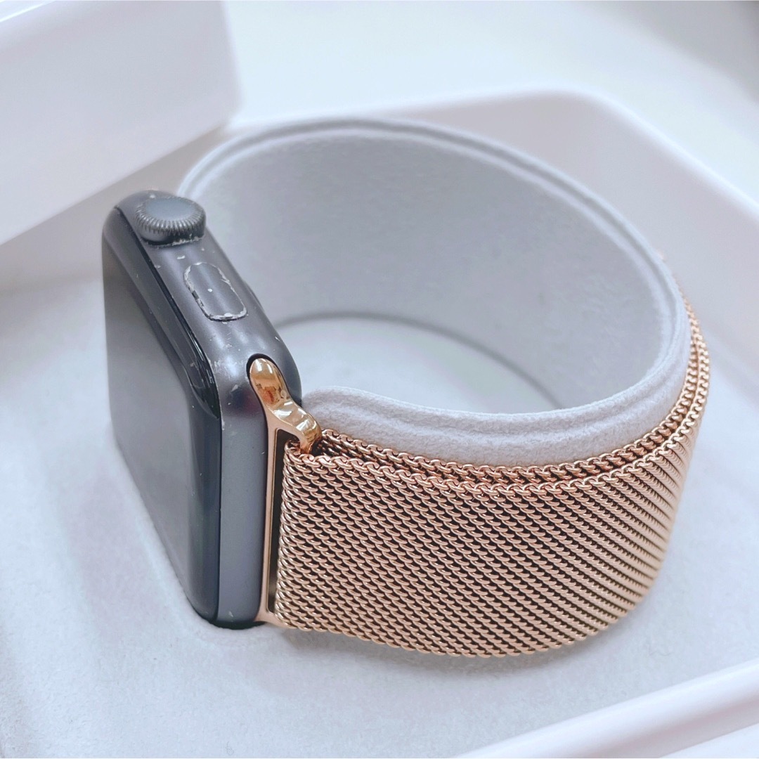 Apple アップルウォッチ シリーズ3 黒 スマートウォッチ 42mm