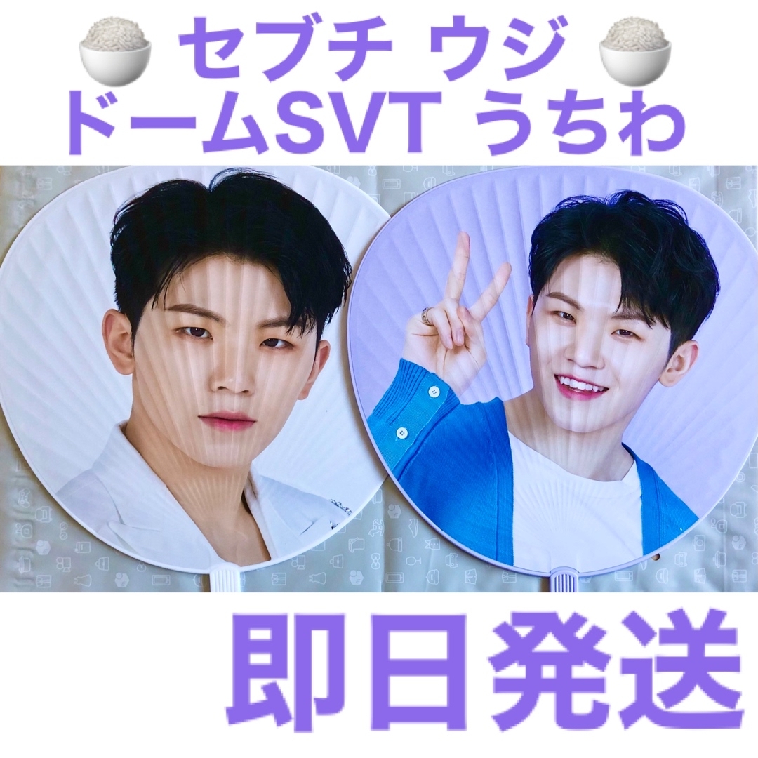 SEVENTEEN うちわ　ホシ　ウジ