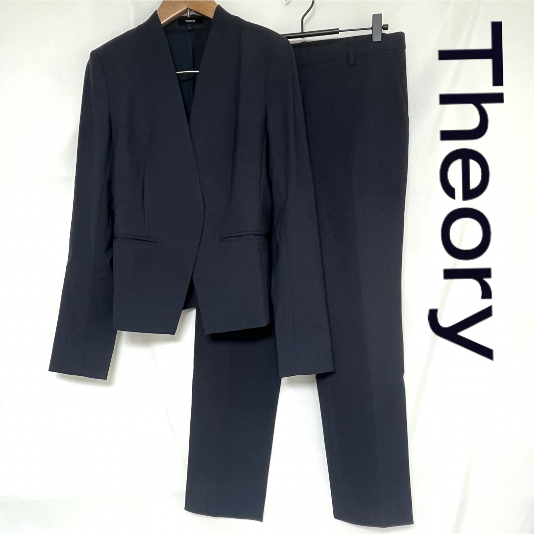 Theory Tailor Lanai 背抜き ネイビー00/5号-