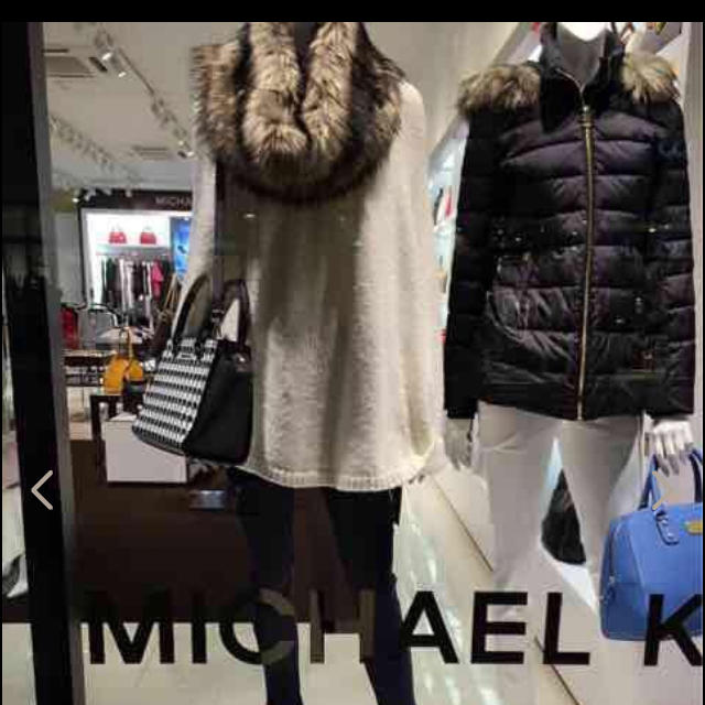 Michael Kors(マイケルコース)のマイケルコース ファーティペット＆ニット レディースのトップス(ニット/セーター)の商品写真