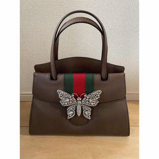 グッチ(Gucci)のGUCCI トーテム　バタフライ　ビジューバック(ハンドバッグ)