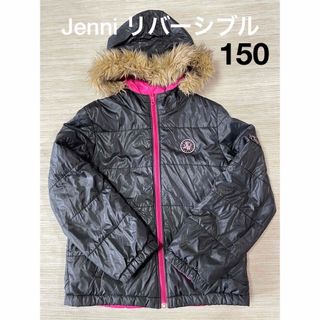 ジェニィ(JENNI)のJenni リバーシブル中綿ジャンパー　ファー付き(ジャケット/上着)