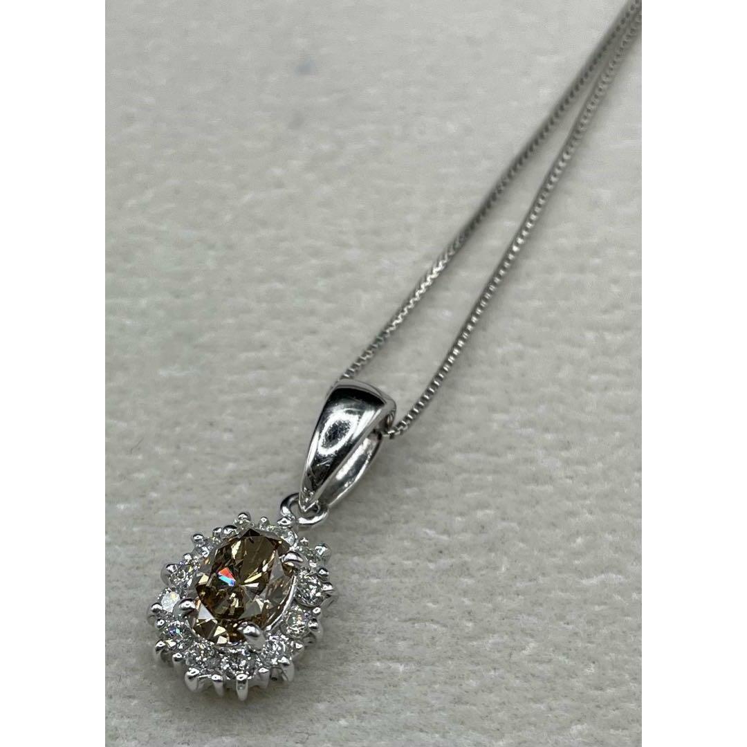 専用JQ130☆高級 ダイヤモンド0.8ct K18WG ペンダントヘッド - ネックレス