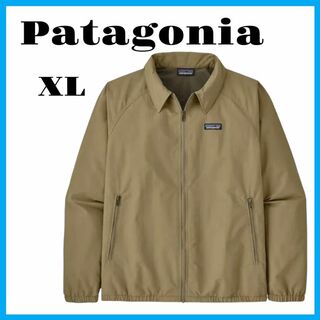 美品 パタゴニア ボアジャケット フルジップ 刺繍ロゴ ベージュ XL