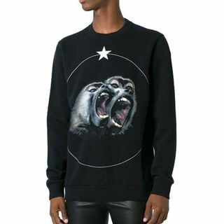 ジバンシィ(GIVENCHY)のGIVENCHYRICCARDOTISCImonkeysweatXSスウエット(スウェット)