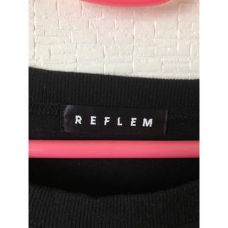 REFLEM レフレム ラインストーン ファイヤー パターン Tシャツ