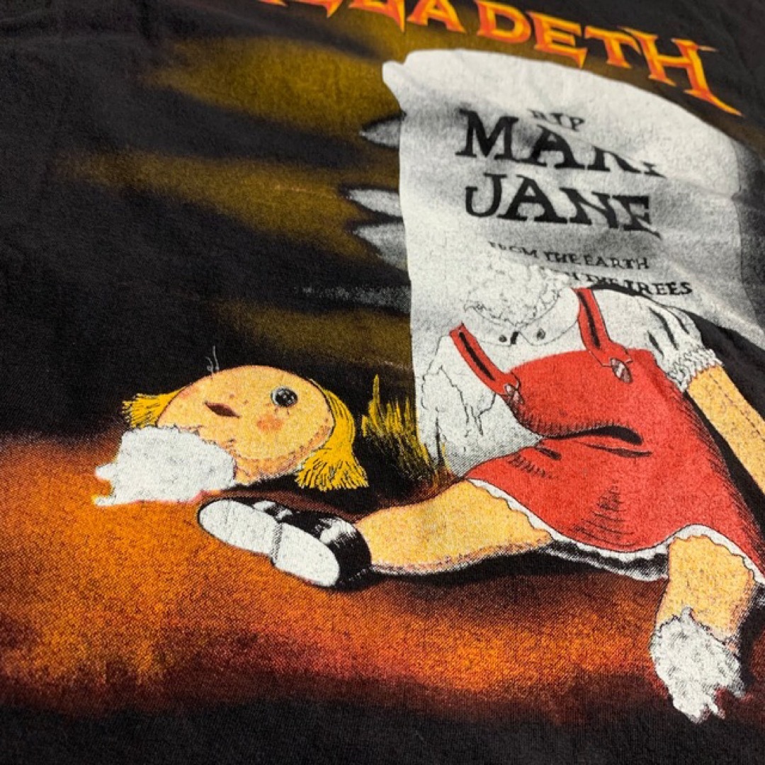 MEGADETH：【メガデス】80s vintage バンドTシャツ-