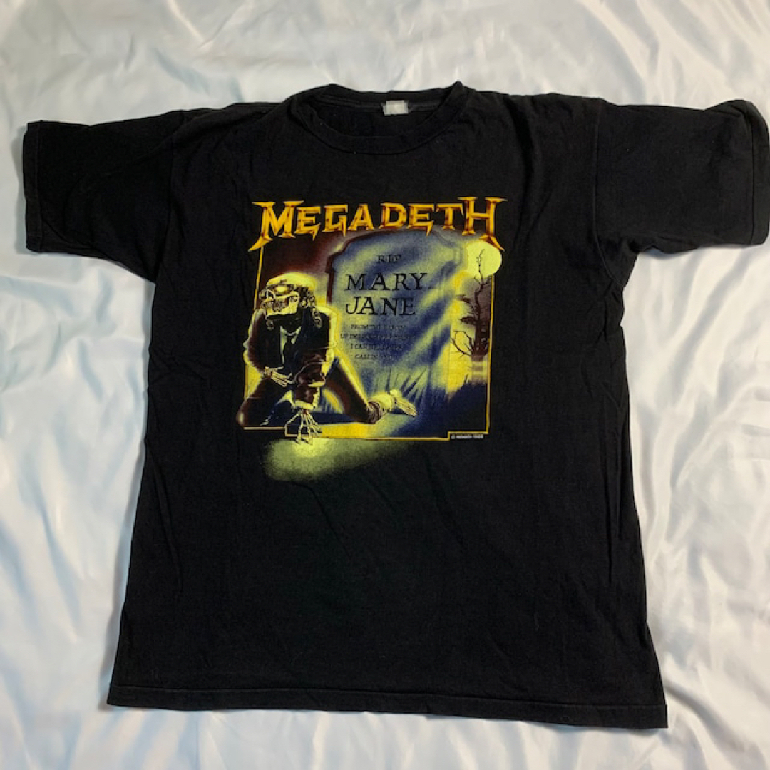 MEGADETH：【メガデス】80s vintage バンドTシャツの