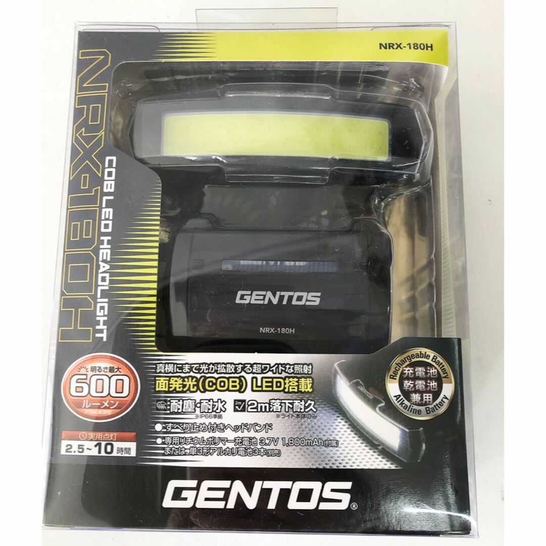 GENTOS(ジェントス)の新品★GENTOS ヘッドライト NRX-180H 600ルーメン スポーツ/アウトドアのアウトドア(ライト/ランタン)の商品写真