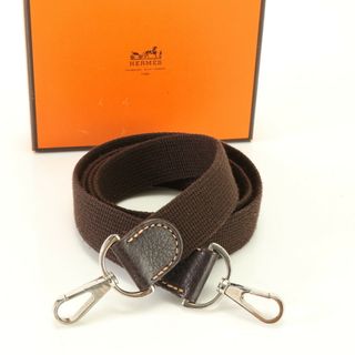 エルメス(Hermes)の美品 エルメス ガーデンパーティ 用 ショルダー ストラップ 斜め掛け ショルダー レザー ブラウン メンズ レディース TEM 1002-E8(ストラップ/イヤホンジャック)