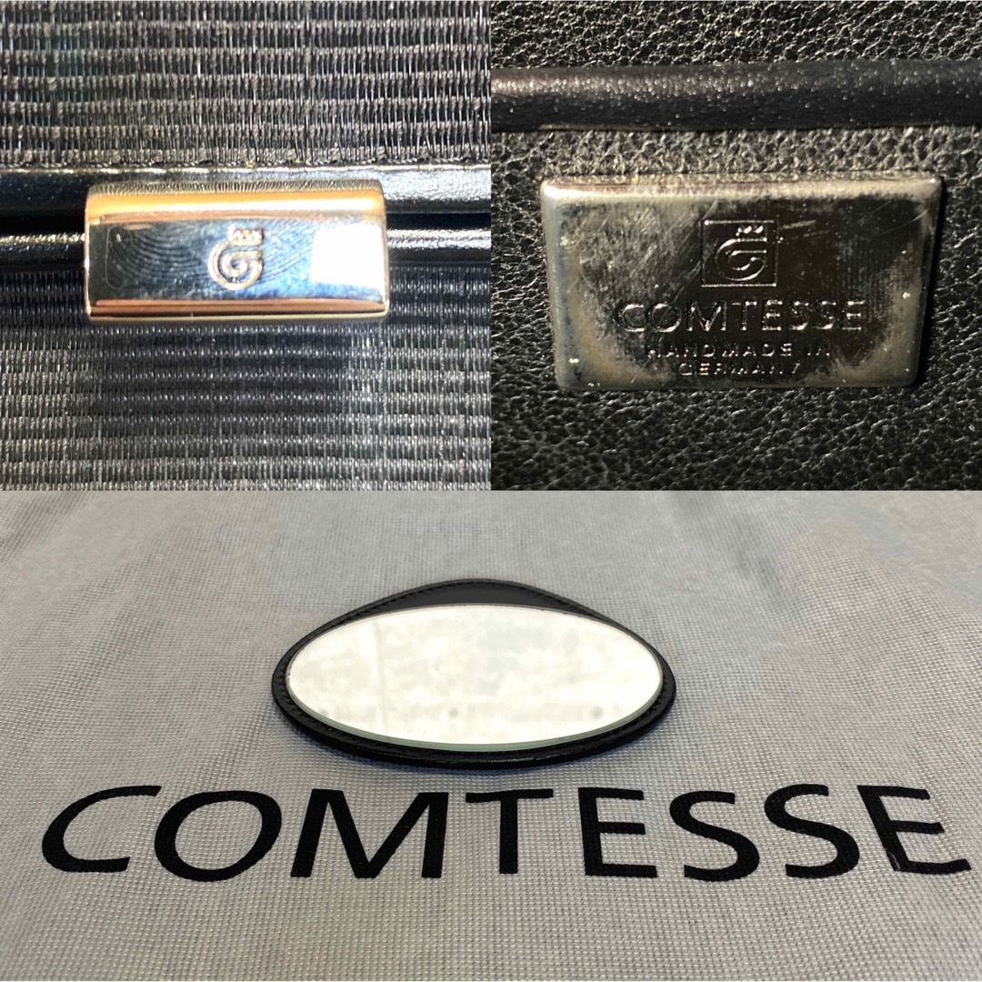 COMTESSE - 【美品】COMTESSE ホースヘア×レザー ブラック フォーマル ...