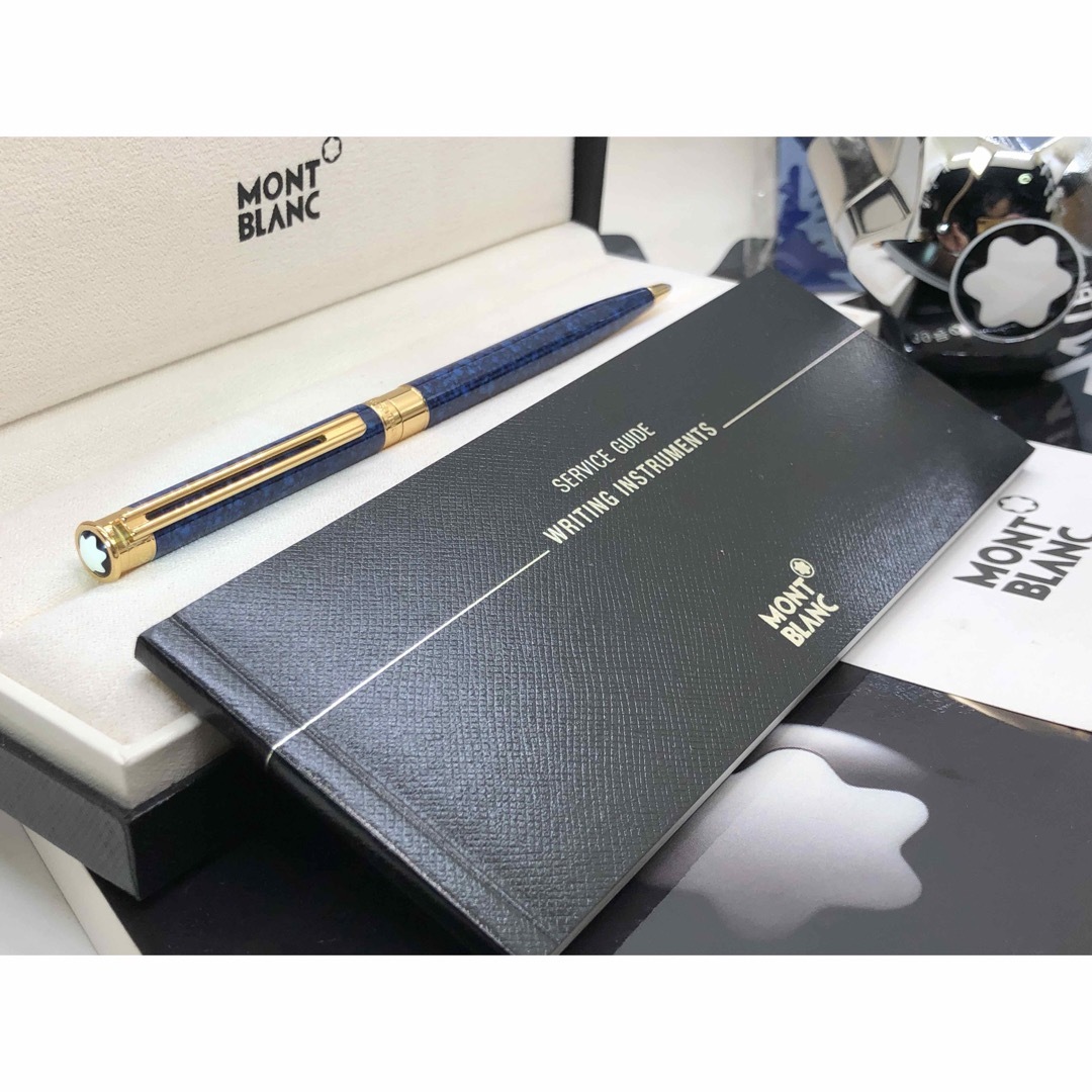 MONTBLANC(モンブラン)の幸運・金運を呼び寄せる！入手困難な逸品のラピスデザイン特別なノブレス★モンブラン インテリア/住まい/日用品の文房具(ペン/マーカー)の商品写真