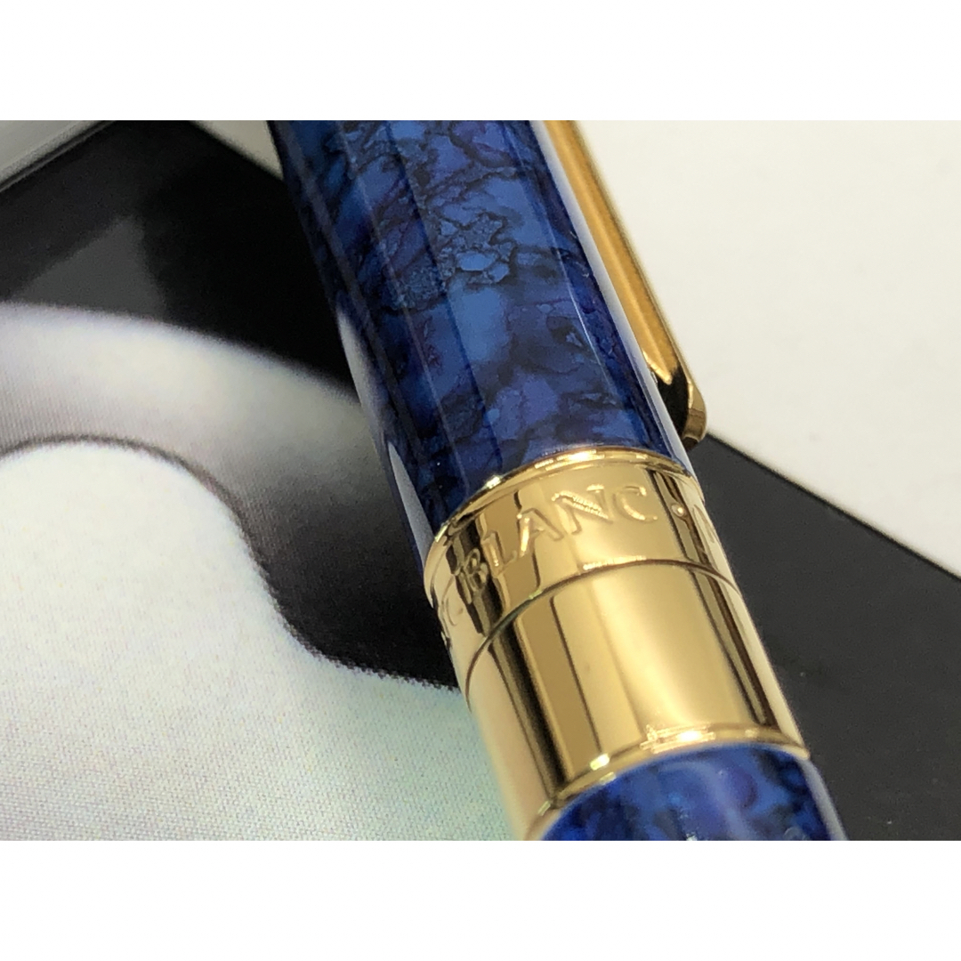 MONTBLANC(モンブラン)の幸運・金運を呼び寄せる！入手困難な逸品のラピスデザイン特別なノブレス★モンブラン インテリア/住まい/日用品の文房具(ペン/マーカー)の商品写真