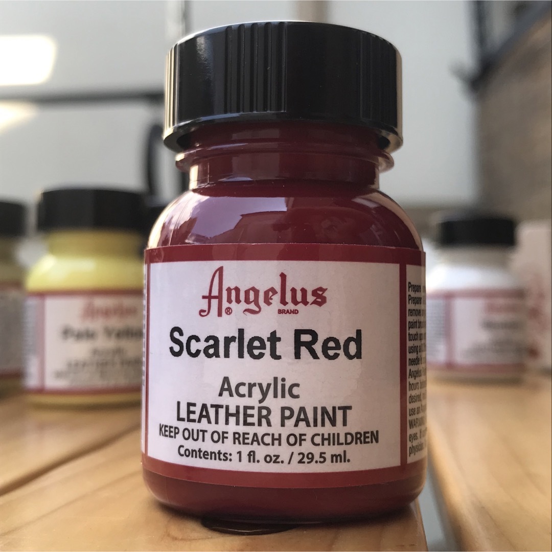 【Scarlet Red 】Angelus paint アンジェラスペイント  エンタメ/ホビーのアート用品(絵の具/ポスターカラー)の商品写真