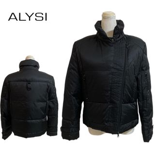 ALYSI アリジ ITALY製 デザイン ダウンジャケット ダブルジップ 42