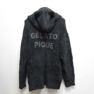 ジェラートピケ(gelato pique)のジェラートピケ HOMME HALLOWEEN 猫耳付き クロネコ パーカー M(その他)