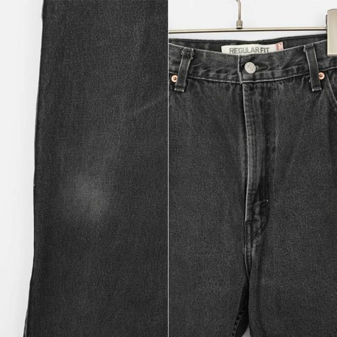 W38 Levi's リーバイス505 ブラックデニム バギーパンツ 00s 黒