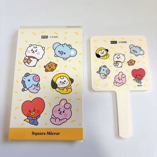 ビーティーイシビル(BT21)のBT21 エチュード　ETUDE ミラー　鏡　手鏡　BTS 手鏡　ハンドミラー(アイドルグッズ)