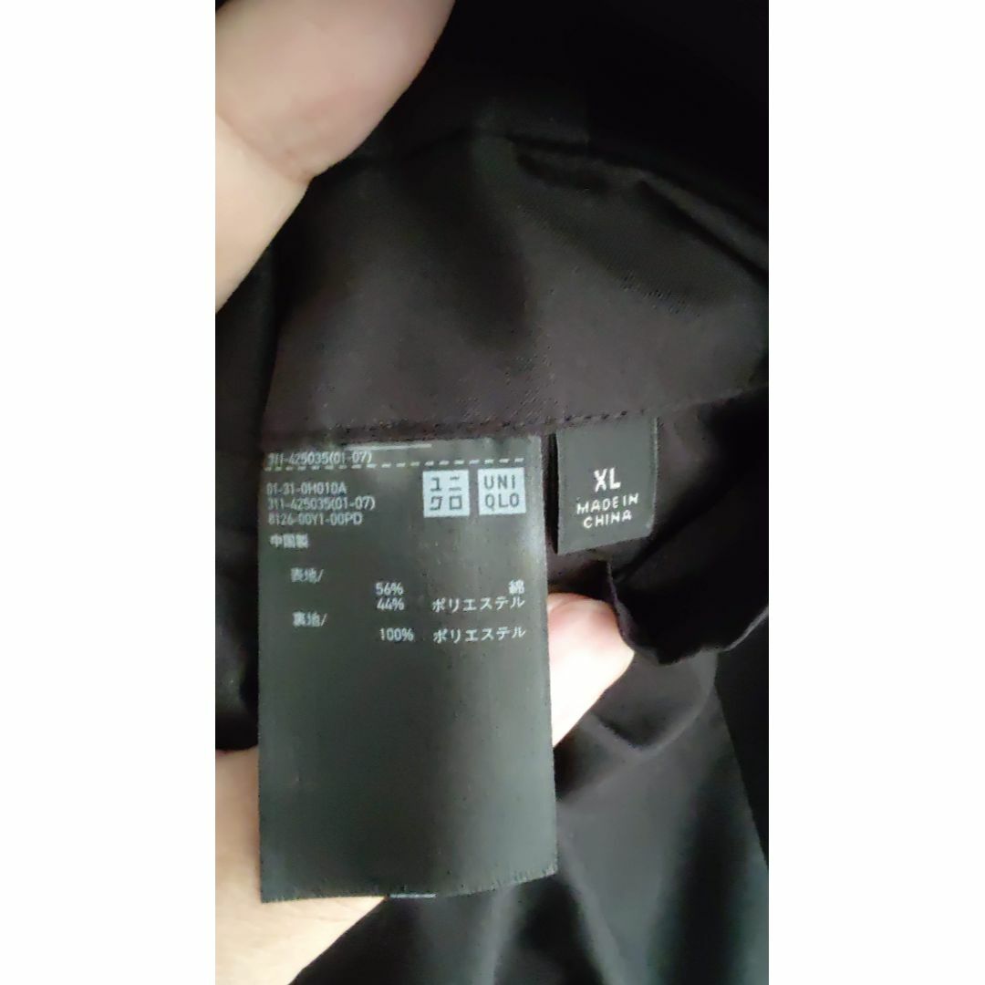 UNIQLO(ユニクロ)のコンフォートジャケット（標準丈）ブラック メンズのジャケット/アウター(テーラードジャケット)の商品写真