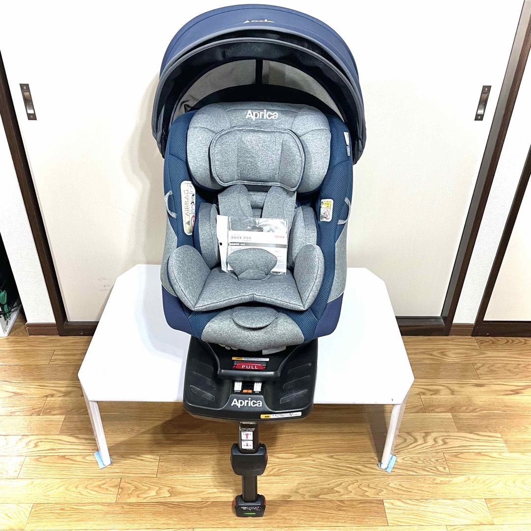 美品】アップリカ クルリラプラスAB チャイルドシート-