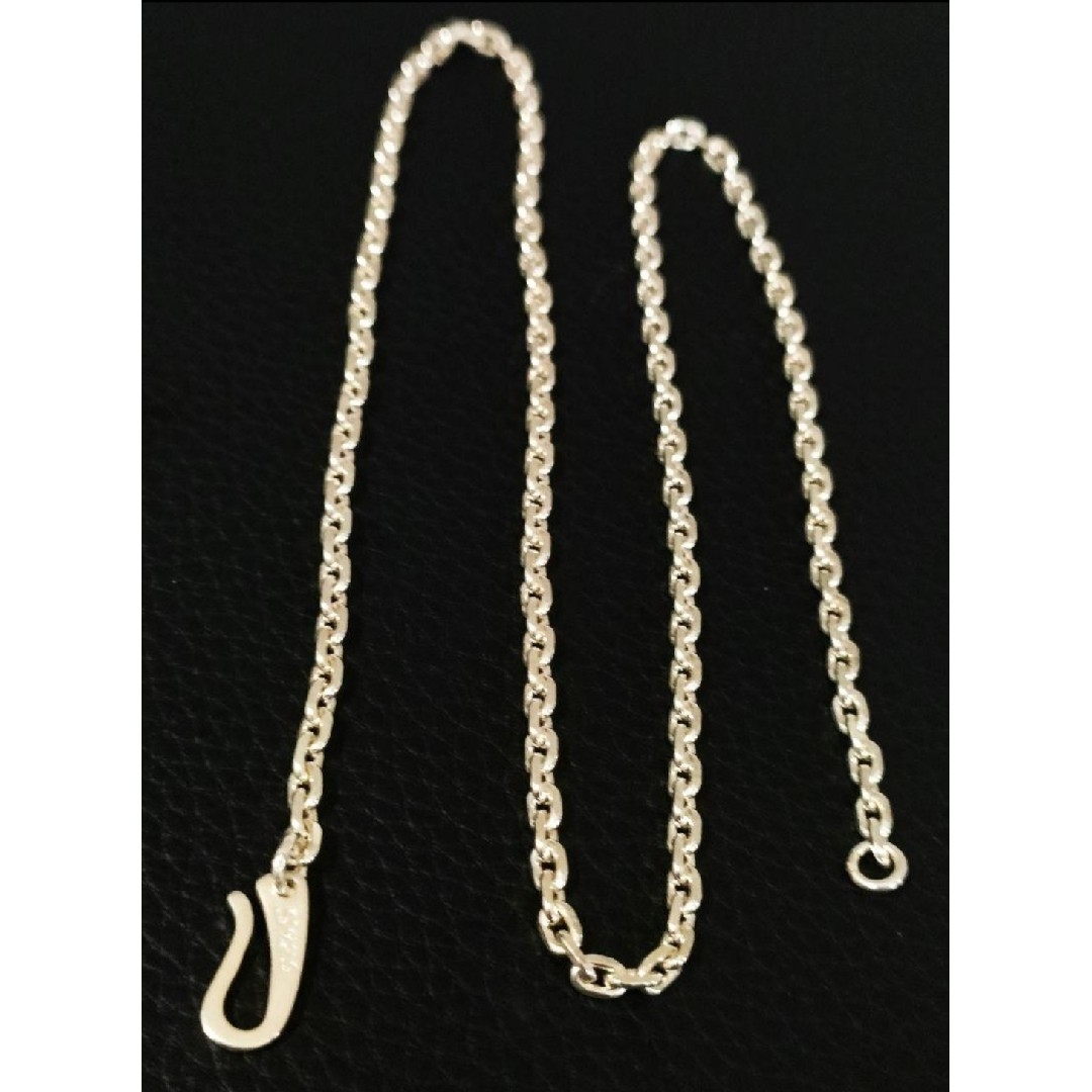 あずきチェーン ネックレス シルバー925 メンズ 無骨 アクセサリー