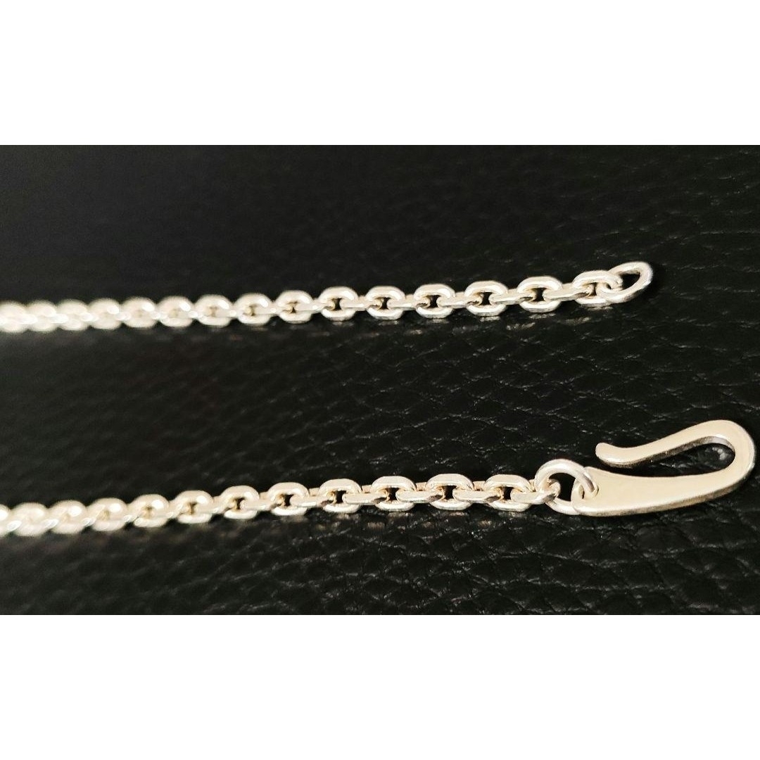あずきチェーン ネックレス シルバー925 メンズ 無骨 アクセサリー