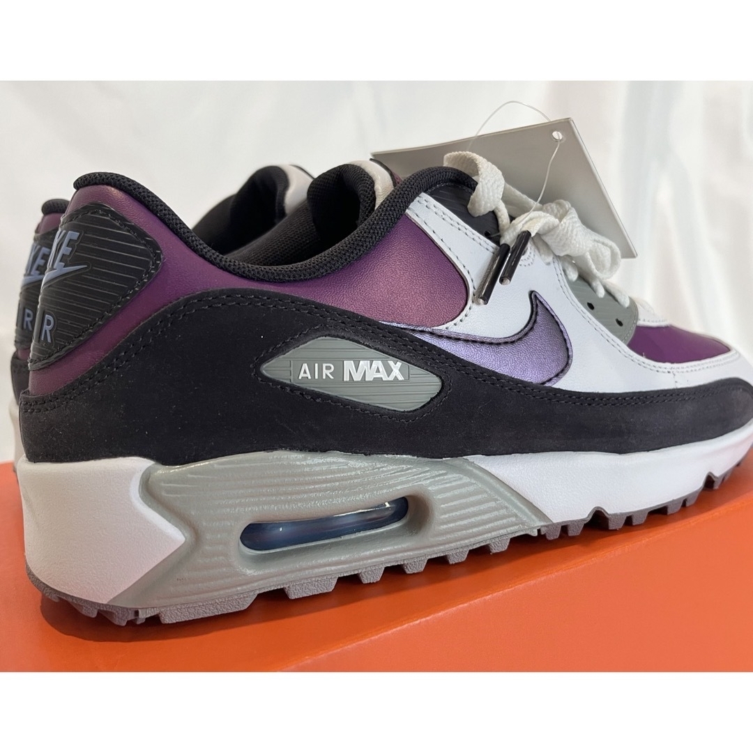 NIKE(ナイキ)の激レア☆ナイキ エアマックス 90 ゴルフシューズ Cave Purple スポーツ/アウトドアのゴルフ(シューズ)の商品写真