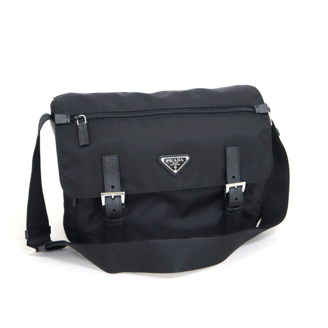 PRADA】プラダ リ・ナイロン ショルダーバッグ 1BD671 ネロ ナイロン