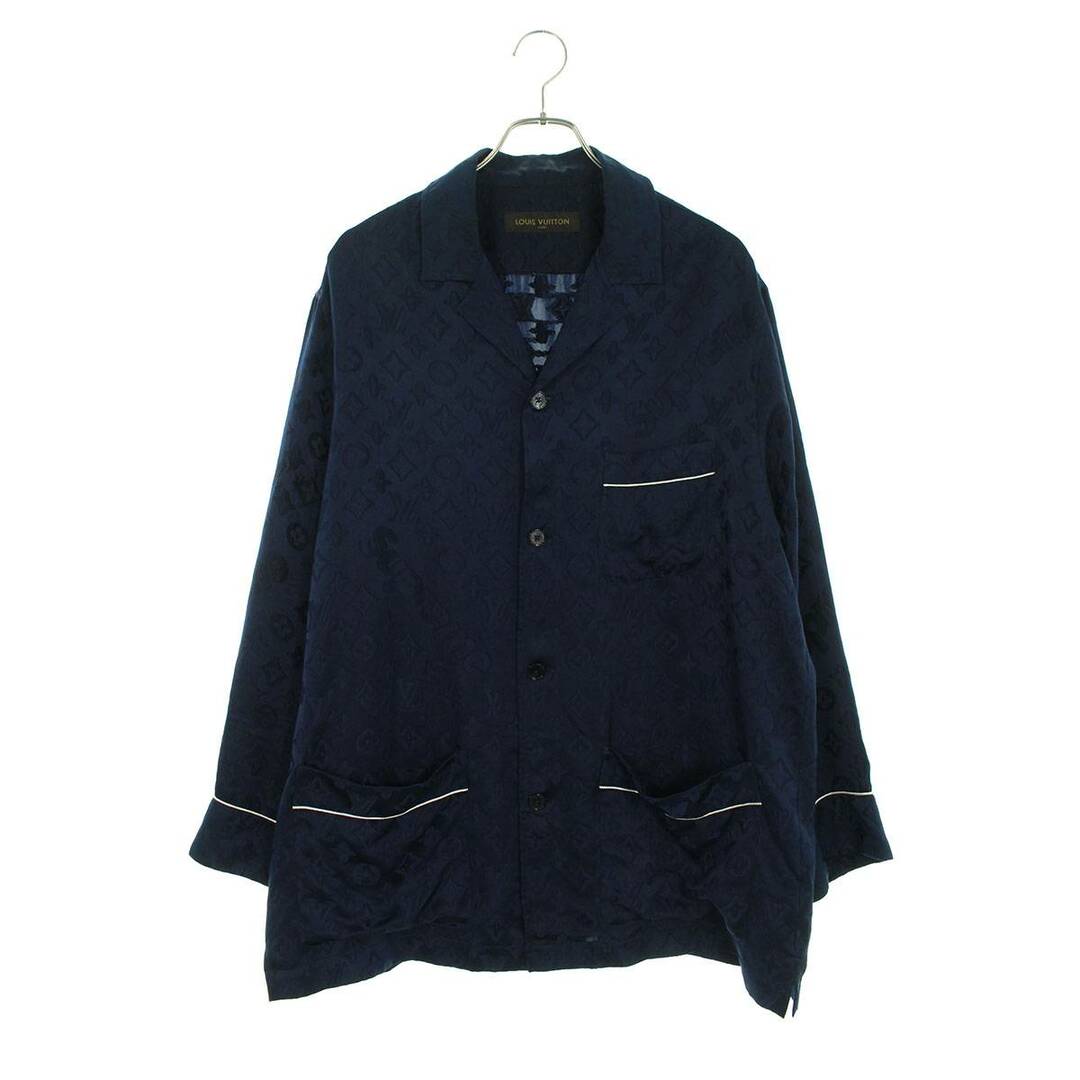 Supreme(シュプリーム)のシュプリーム ルイヴィトン  17AW  Jacquard Silk Pajama Shirt ジャガードシルクパジャマ長袖シャツ メンズ XL メンズのトップス(シャツ)の商品写真