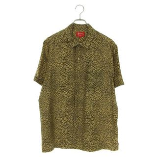 シュプリーム(Supreme)のシュプリーム  22SS  Leopard Silk S/S Shirt Tan レオパードシルク半袖シャツ メンズ M(シャツ)