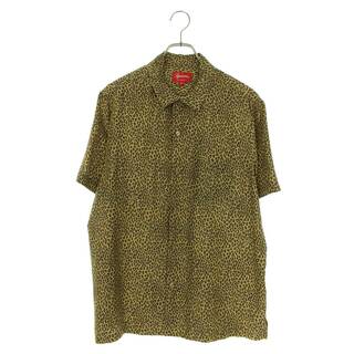 シュプリーム(Supreme)のシュプリーム  22SS  Leopard Silk S/S Shirt Tan レオパードシルク半袖シャツ メンズ M(シャツ)