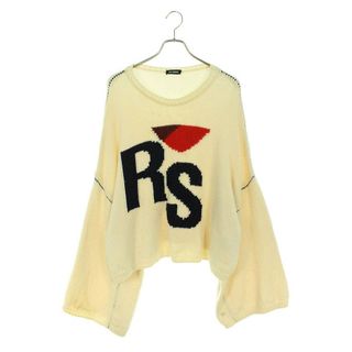 ラフシモンズ(RAF SIMONS)のラフシモンズ  CROPPED OVERSIZED RS SWEATER RSロゴクロップドオーバーサイズニット メンズ M(ニット/セーター)