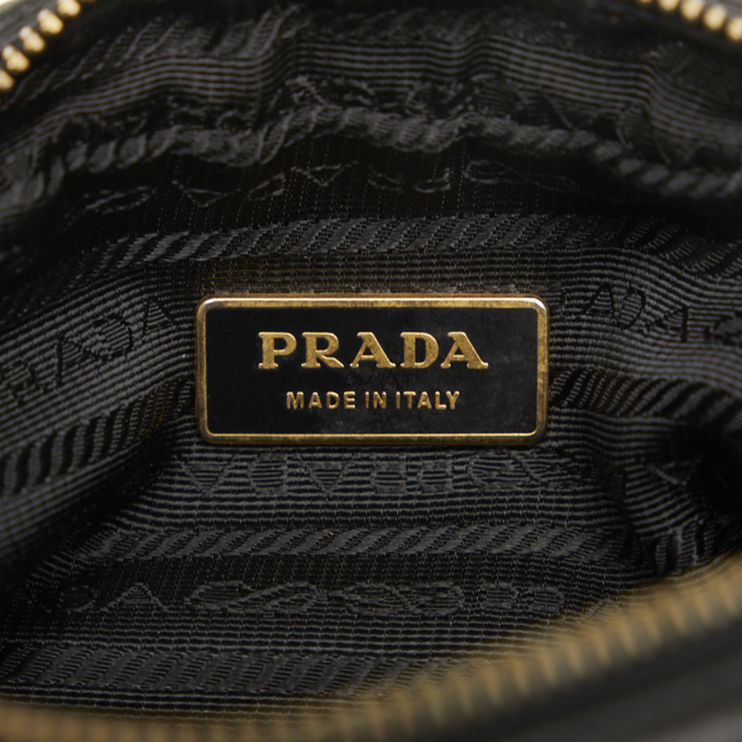 プラダ リボンモチーフ ゴールド金具 斜め掛け ショルダーバッグ BP0166 レザー レディース PRADA 【216-21079】 6