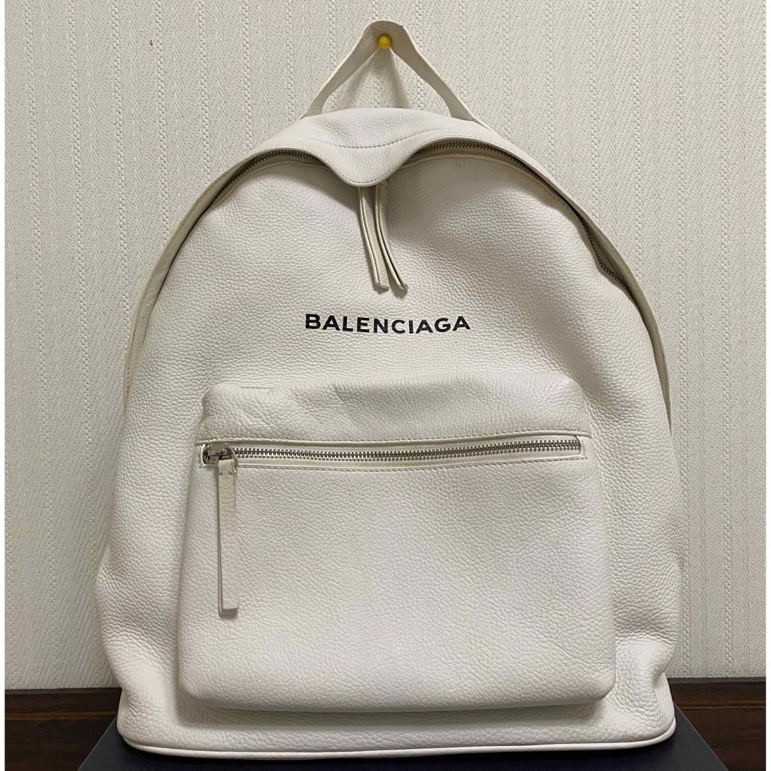 バレンシアガ BALENCIAGA エブリデイ バックパック ホワイト