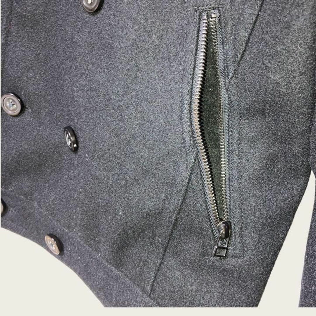 MEN'S BIGI(メンズビギ)のMEN'S BIGI First メンズビギ　Pコート　黒　S メンズのジャケット/アウター(ピーコート)の商品写真