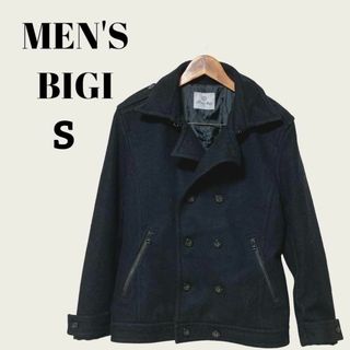 メンズビギ(MEN'S BIGI)のMEN'S BIGI First メンズビギ　Pコート　黒　S(ピーコート)