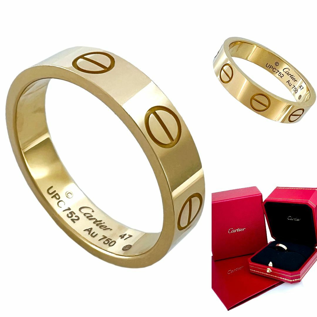 Cartier - 未使用 カルティエ リング ミニラブ LOVE ウエディング