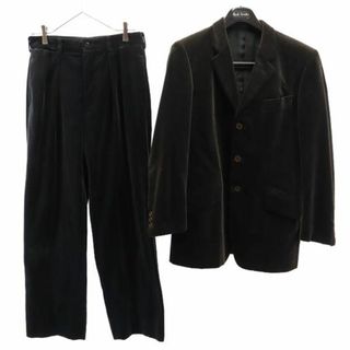 ポールスミス ゼニア ウール100％ ストライプ柄 スーツ 上下 セットアップ C100-W88-H175 濃紺 Paul Smith  Ermenegildo Zegna メンズ 【中古】 【230416】