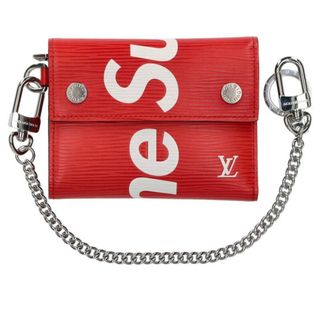 シュプリーム(Supreme)のシュプリーム ルイヴィトン  17AW  LV Chain Wallet ロゴエピレザーチェーンウォレット財布 メンズ(財布)