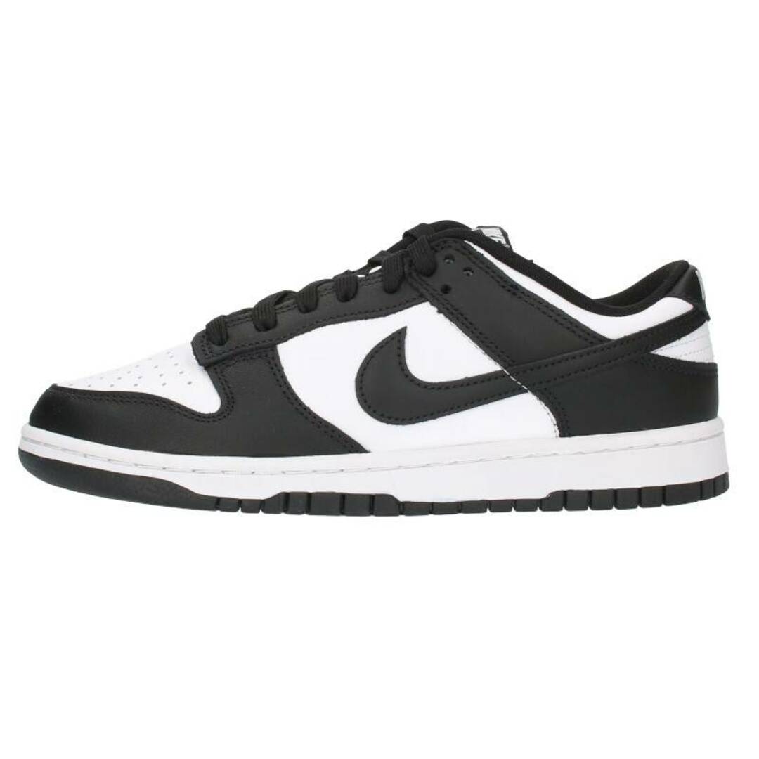 ナイキ  DUNK LOW RETRO WHITE/BLACK DD1391-100 ダンクローレトロホワイトブラックスニーカー メンズ 27cm