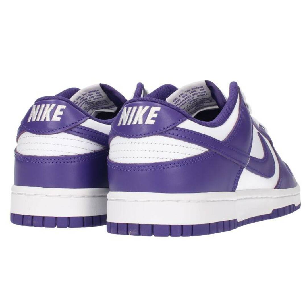 ナイキ  DUNK LOW RETRO CHAMPIONSHIP COURT PURPLE DD1391-104 ダンクローチャンピオンシップコートパープルスニーカー メンズ 28cm