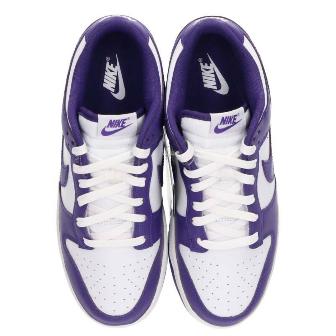 ナイキ  DUNK LOW RETRO CHAMPIONSHIP COURT PURPLE DD1391-104 ダンクローチャンピオンシップコートパープルスニーカー メンズ 28cm