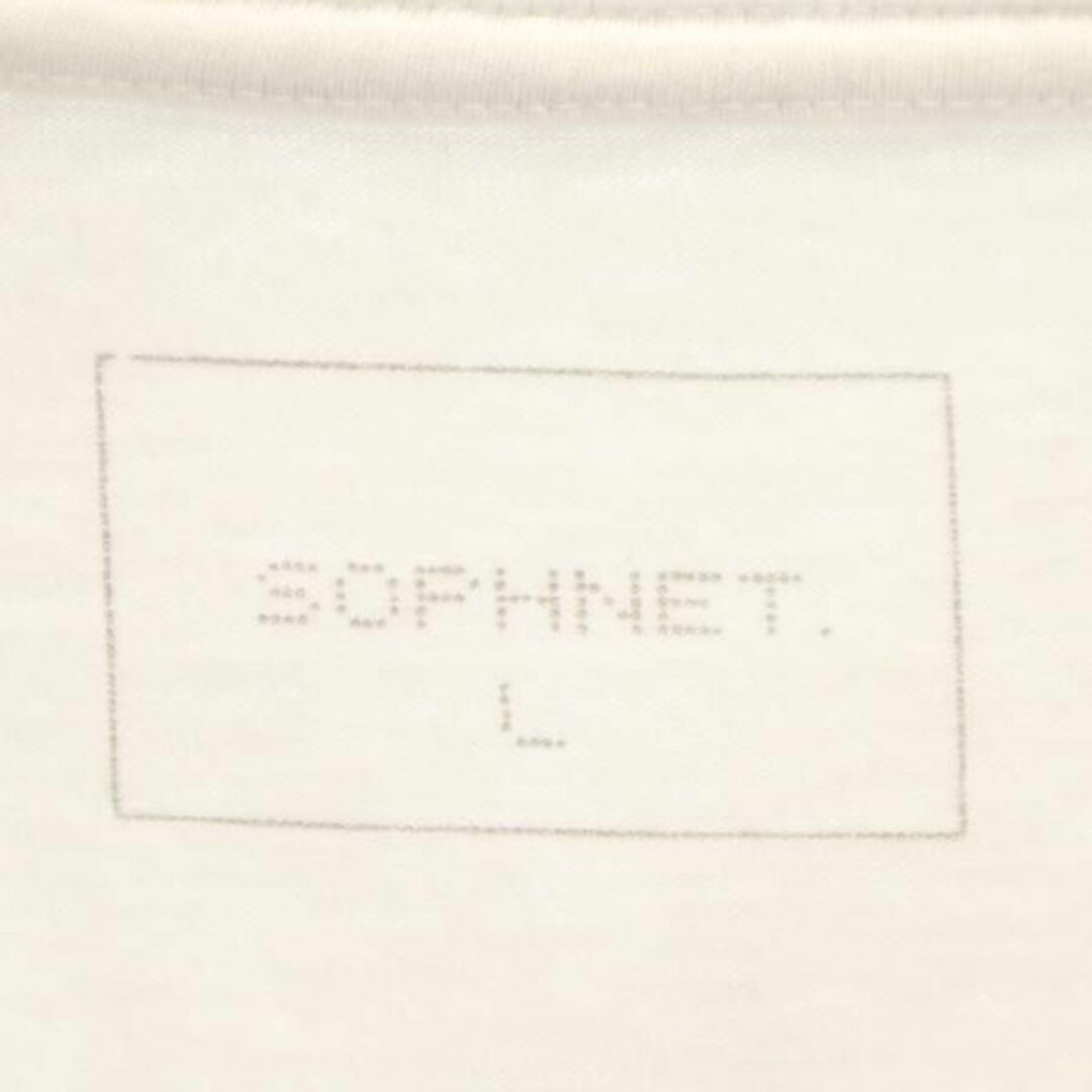 SOPHNET. ソフネット SOPH-190170 FRONT LOGO TEE フロントロゴ 半袖 Tシャツ ホワイト系 S