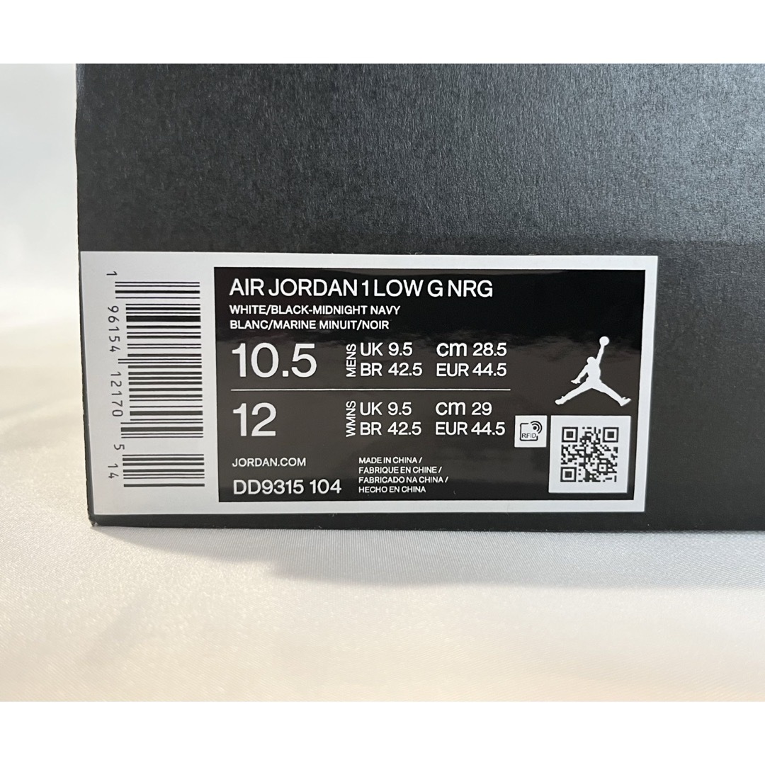 Jordan Brand（NIKE）(ジョーダン)の激レア☆ナイキ エアジョーダン1 ロー ゴルフ "ミッドナイトネイビー" スポーツ/アウトドアのゴルフ(シューズ)の商品写真