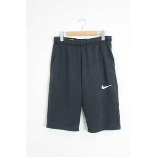 NIKE - 【値下げ】〓NIKE/ナイキ〓ハーフパンツ/膝丈/ワンポイント/トレーニングウエア ブラック×ホワイト/黒×白 メンズ M 【中古】春夏秋冬 919032