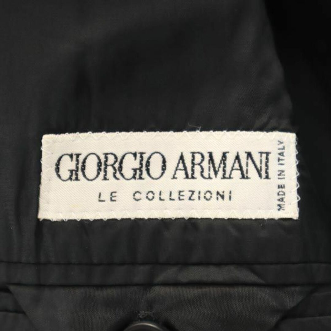 Giorgio Armani(ジョルジオアルマーニ)のジョルジオアルマーニ イタリア製 ウール ストライプ柄 スーツ セットアップ 上下 44REG グレー系 GIORGIO ARMANI テーラード メンズ 【中古】  【231005】 メンズのスーツ(セットアップ)の商品写真