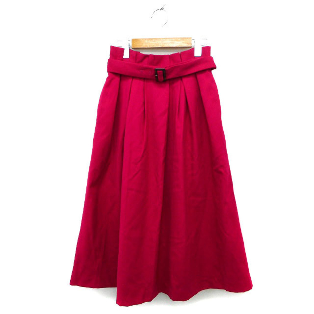 【美品】テチチ ロングスカート フレア ベルト付き バックベルト  中国製