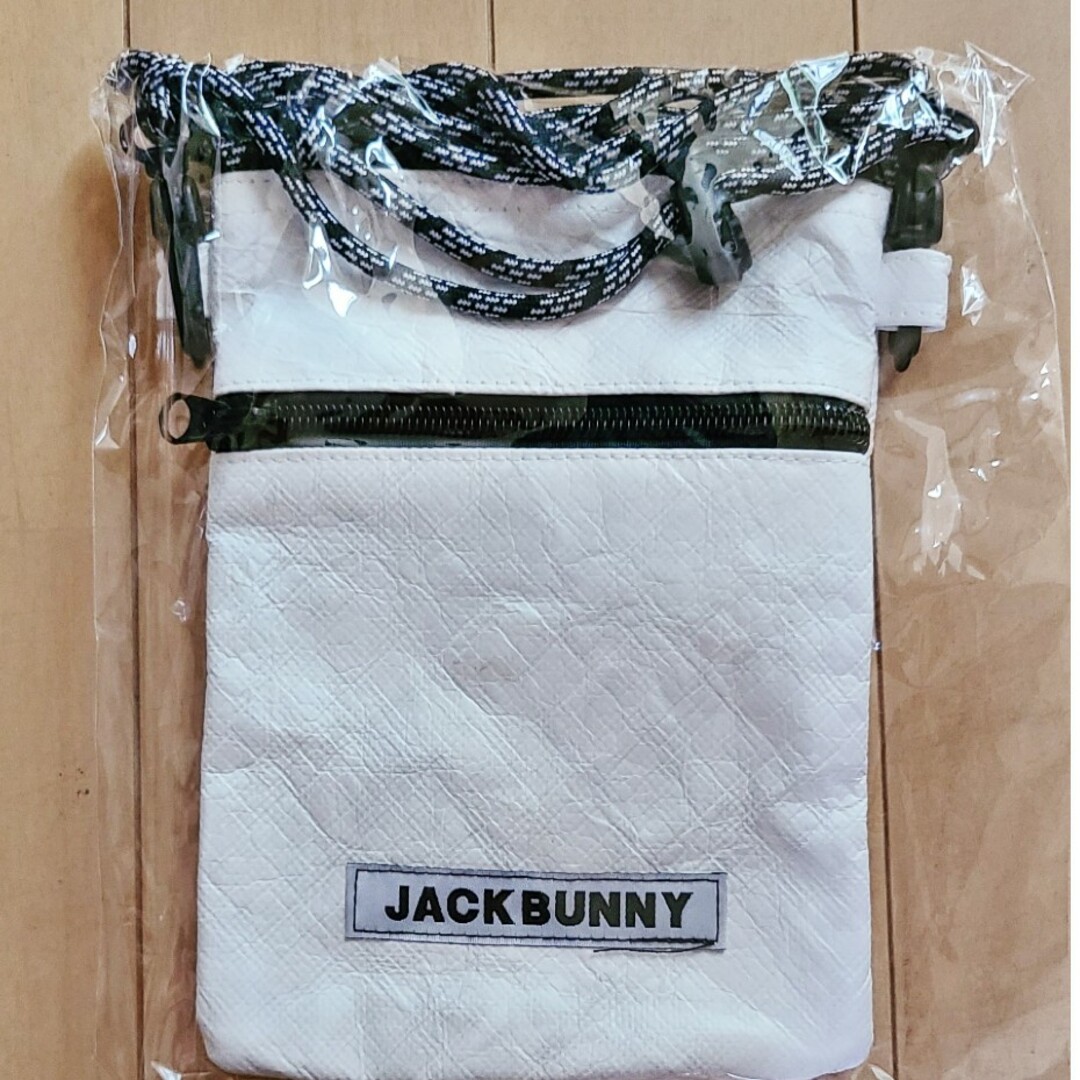 JACK BUNNY!! BY PEARLY GATES(ジャックバニーバイパーリーゲイツ)のジャックバニー　★新品未使用★　JackBunny　ポーチ　ポシェット限定品 スポーツ/アウトドアのゴルフ(バッグ)の商品写真