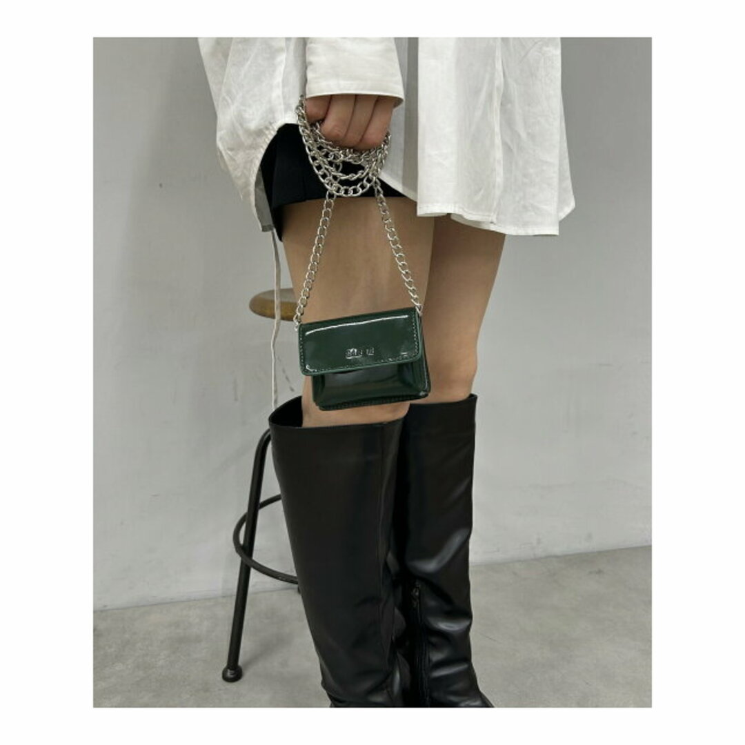PAL GROUP OUTLET(パルグループアウトレット)の【ダークグリーン】【WHO'S WHO gallery】SixMミニミニBAG レディースのバッグ(ショルダーバッグ)の商品写真