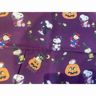 スヌーピー(SNOOPY)のSALE‼️スヌーピー❤️ハロウィン柄🎃生地【B】(生地/糸)